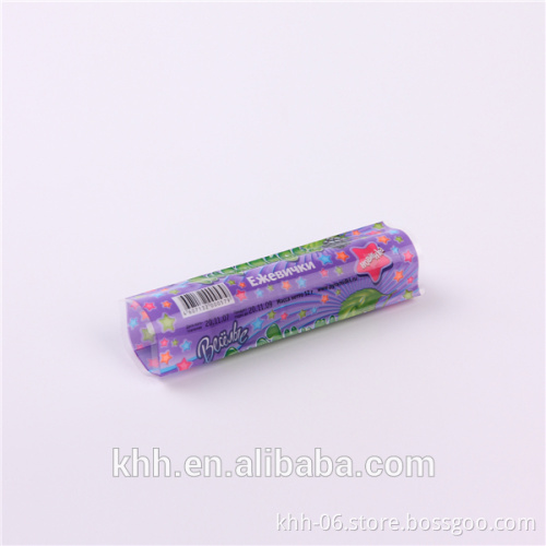 Food grade Colorful cute printing plastic candy bar wrapper